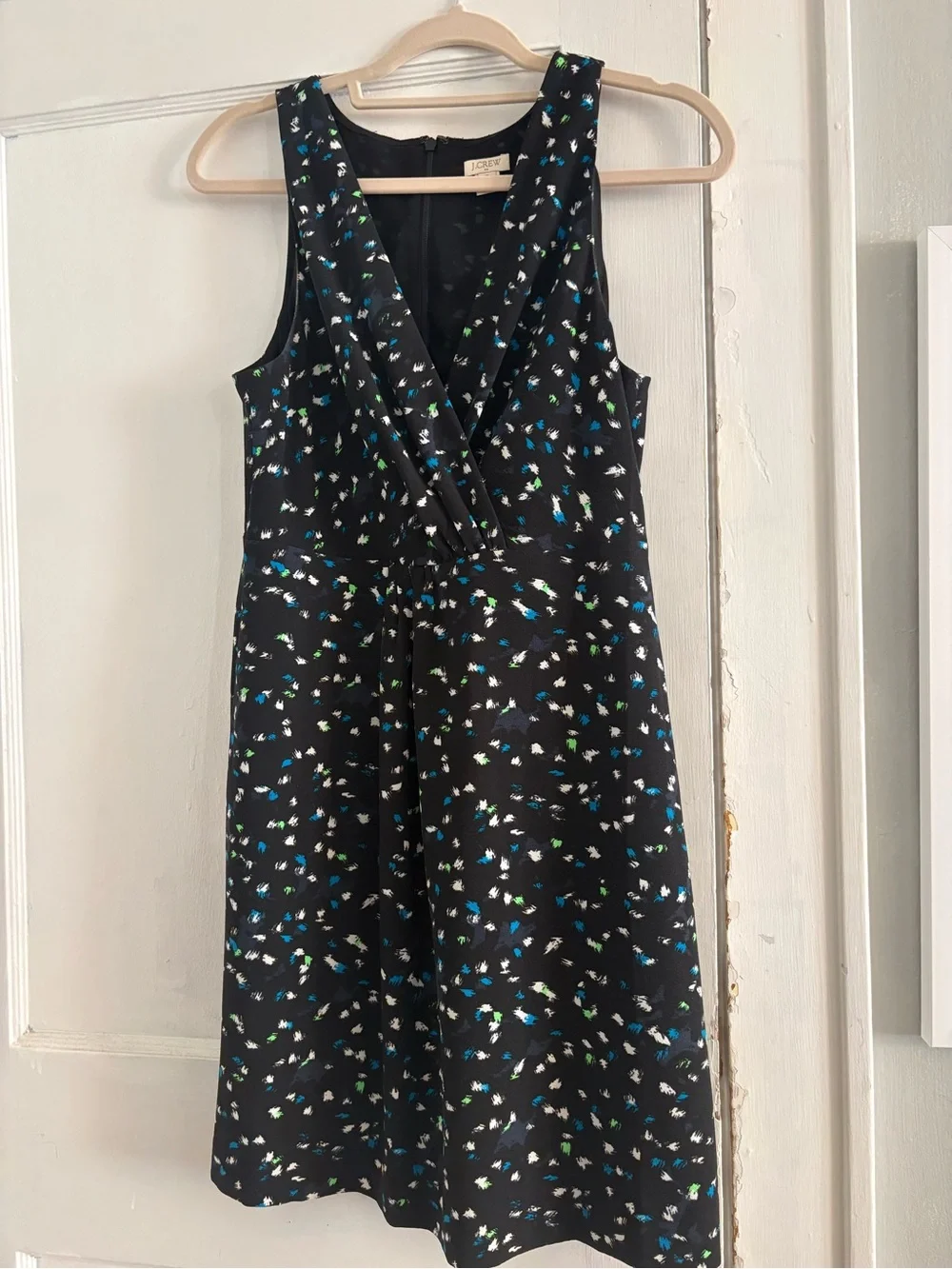 J. Crew Sleeveless Black A-Line Dress